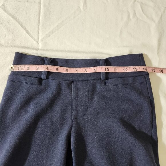 Fishers Finery Women's Ponte Knit Pull-on Boot Leg Work Pant Navy Size SP Career - Picture 9 of 14